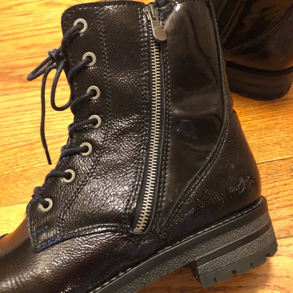 Bos. & Co. Paula patent leather combat boots - Picture 5 of 8